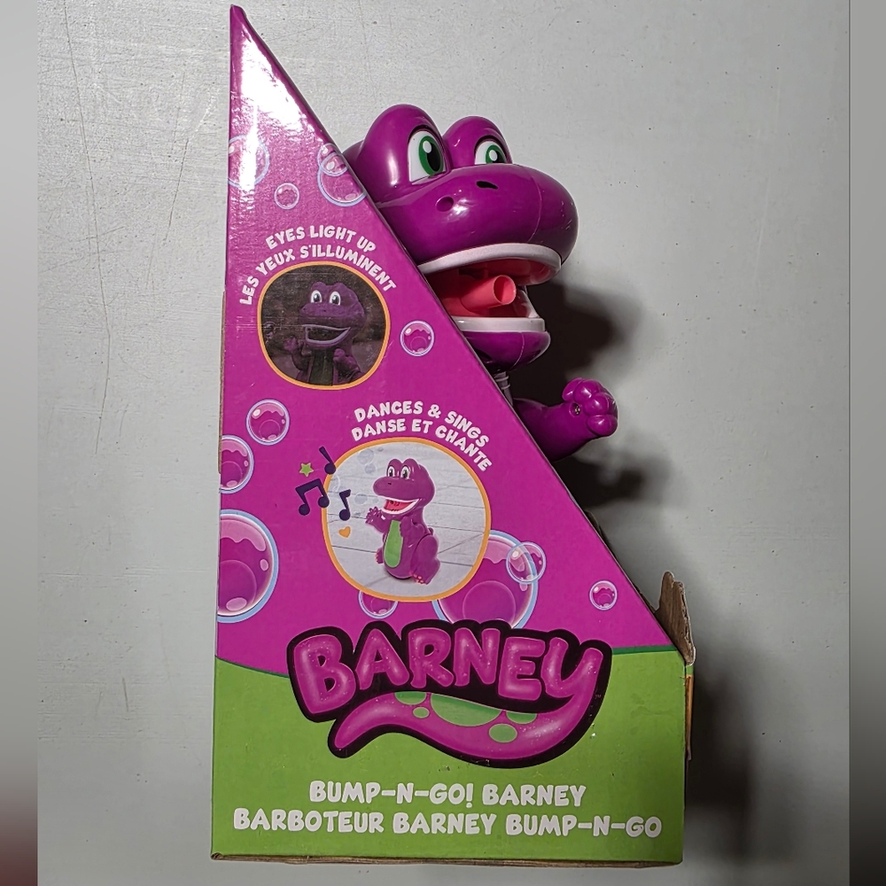 Barney Bump-N-Go Bubble Machine - Picture 5 of 9